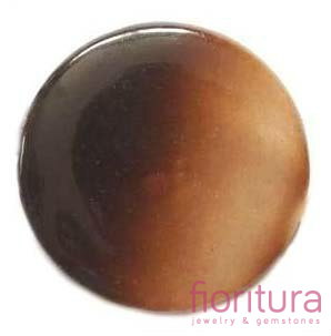 MASA PERŁOWA KRĄŻEK 20MM KOLOR BRĄZOWY CIENIOWANY