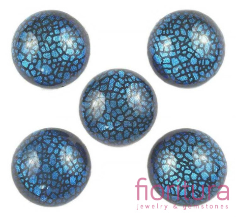 KABOSZON AKRYLOWY KOŁO 25MM KOLOR NIEBIESKI