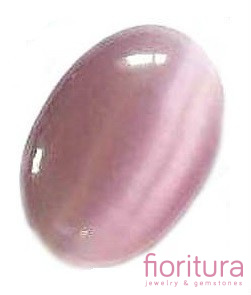 KABOSZON SZKLANY KOCIE OKO OWAL 18X13MM KOLOR LILIOWY