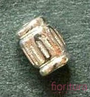 PRZEKŁADKA RURKA OZDOBNA 6MM KOLOR SREBRNY