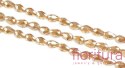 KORALIKI KRYSZTAŁOWE KROPLA FASETOWANA 5x4MM KOLOR CHAMPAGNE
