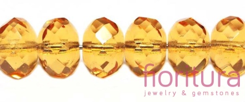 KORALIKI KRYSZTAŁOWE OPONKA FASETOWANA 7x11M NR 10030 TOPAZ