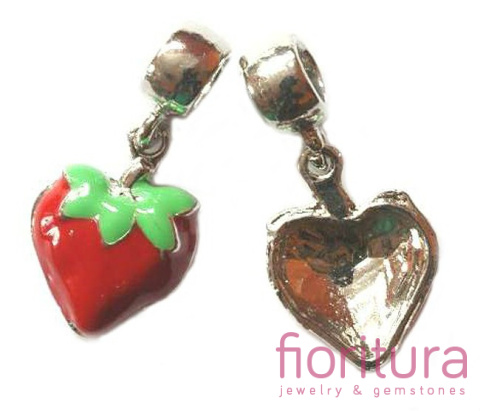 ZAWIESZKA TRUSKAWKA 19MM KOLOR STARE SREBRO