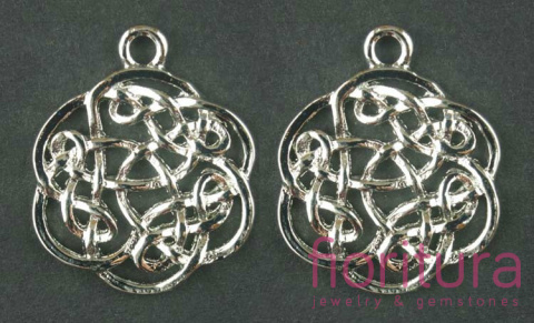 ZAWIESZKA CELTYCKA 24x20MM KOLOR STARE SREBRO