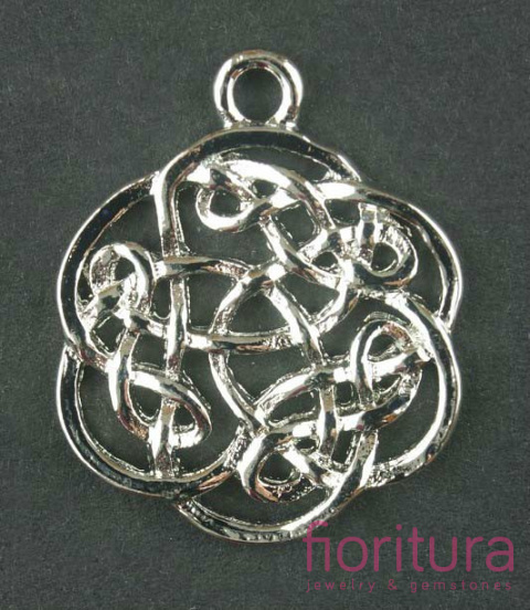 ZAWIESZKA CELTYCKA 24x20MM KOLOR STARE SREBRO