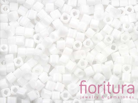 KORALIKI TOHO CUBE 3MM NR 41 OPAQUE WHITE
