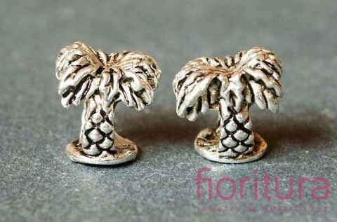 PRZEKŁADKA PALMA 11x8MM KOLOR STARE SREBRO