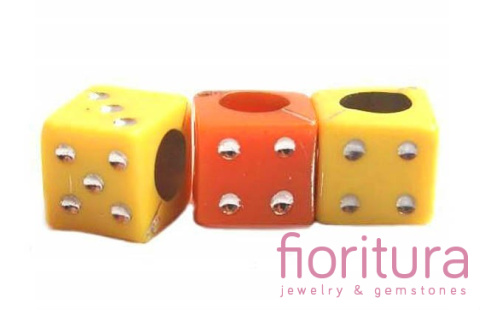 KORALIKI MODUŁOWE AKRYLOWE KOSTKI DO GRY 10x10MM