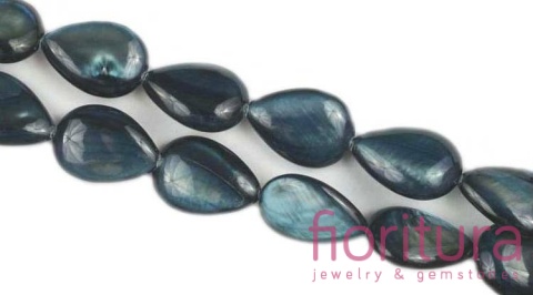 MASA PERŁOWA ŁEZKA 18x13MM KOLOR BLACK