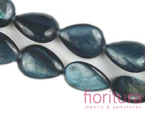 MASA PERŁOWA ŁEZKA 18x13MM KOLOR BLACK