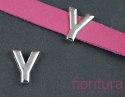 PRZEKŁADKA LITERA Y 15x13MM KOLOR SREBRNY