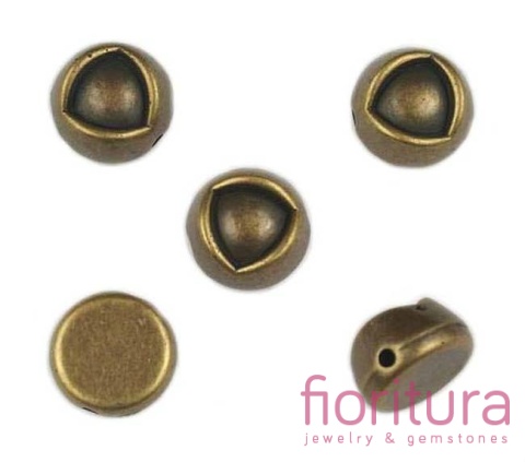 ĆWIEKI STOŻEK OZDOBNY 5x9MM KOLOR STARE ZŁOTO