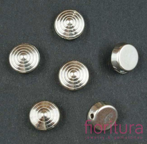 ĆWIEKI STOŻEK OZDOBNY 6x10MM KOLOR SREBRNY