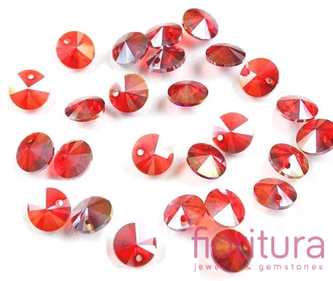 KORALIKI KRYSZTAŁOWE BICONE FASETOWANE 8x4MM KOLOR LIGHT SIAM AB