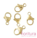 ZAPIĘCIE KARABIŃCZYK OWALNY 12x6MM KOLOR ZŁOTY