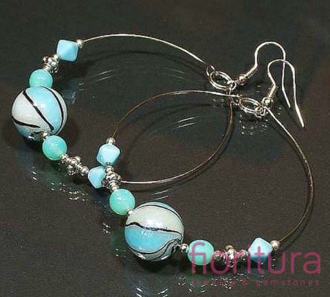 KOLCZYKI DUŻE KOŁA WENECKIE