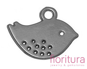 ZAWIESZKA PTAK 16x13MM KOLOR CZARNY