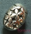 PRZEKŁADKA GWIEZDNE OLIWKI 21x10MM KOLOR STARE SREBRO