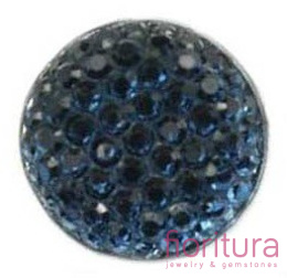 KABOSZON AKRYLOWY KOŁO 11MM KOLOR GRANATOWY