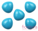 KABOSZON Z ŻYWICY ŁEZKA 16x15MM KOLOR NIEBIESKI