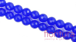 KAMIEŃ NATURALNY AGAT GRANATOWY KULA FASETOWANA 8MM