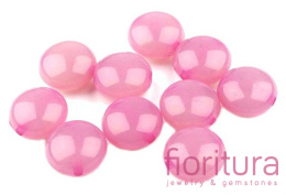 KORALIKI AKRYLOWE PASTYLKA 17x10MM KOLOR RÓŻOWY