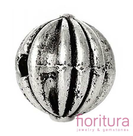 PRZEKŁADKA TYPU BALI 8MM KOLOR STARE SREBRO