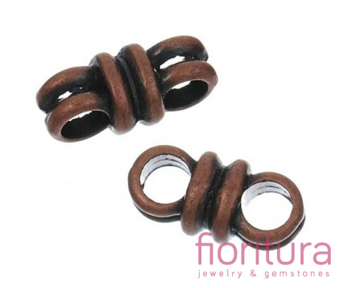 ROZDZIELACZ NA DWA 13x6MM KOLOR MIEDZIANY