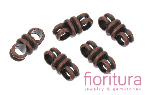 ROZDZIELACZ NA DWA 13x6MM KOLOR MIEDZIANY