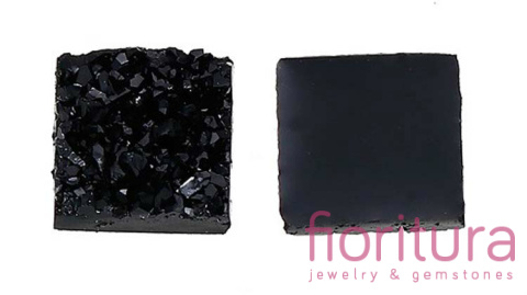KABOSZON AKRYLOWY DRUZY KWADRAT 12MM KOLOR BLACK