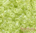 KORALIKI SZKLANE DROBNE TRANSPARENTNE 2MM KOLOR ZIELEŃ TRAW