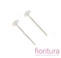 SZTYFTY PŁASKIE 5MM KOLOR SREBRNY