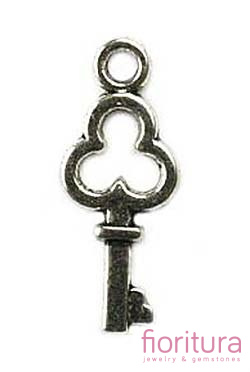 ZAWIESZKA KLUCZ 16x6MM KOLOR STARE SREBRO