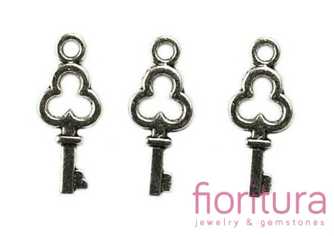 ZAWIESZKA KLUCZ 16x6MM KOLOR STARE SREBRO