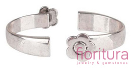 BAZA BRANSOLETKI TYPU CUFF 61MM KOLOR STARE SREBRO