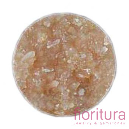 KABOSZON AKRYLOWY DRUZY KOŁO 18MM KOLOR CARAMEL