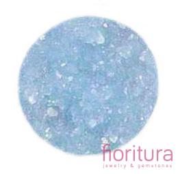 KABOSZON AKRYLOWY DRUZY KOŁO OK.14MM KOLOR LIGHT BLUE