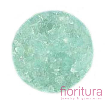 KABOSZON AKRYLOWY DRUZY KOŁO OK.14MM KOLOR MINT GREEN