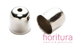 KOŃCÓWKA DO WKLEJANIA 6MM KOLOR STARE SREBRO