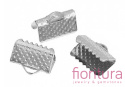 KOŃCÓWKA DO ZACISKANIA 8x6MM KOLOR SREBRNY