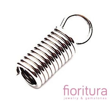 KOŃCÓWKA SPRĘŻYNKA 3,5MM KOLOR STARE SREBRO