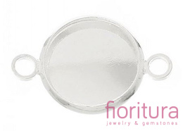 BAZA ŁĄCZNIKA 12MM KOLOR SREBRNY