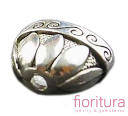 NAKŁADKA 25X18MM KOLOR STARE SREBRO