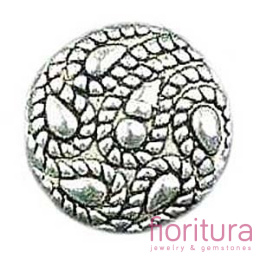 PRZEKŁADKA KRĄŻEK 10x5MM KOLOR STARE SREBRO