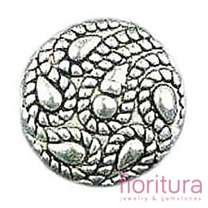 PRZEKŁADKA KRĄŻEK 10x5MM KOLOR STARE SREBRO