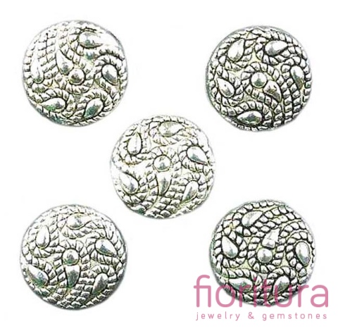 PRZEKŁADKA KRĄŻEK 10x5MM KOLOR STARE SREBRO