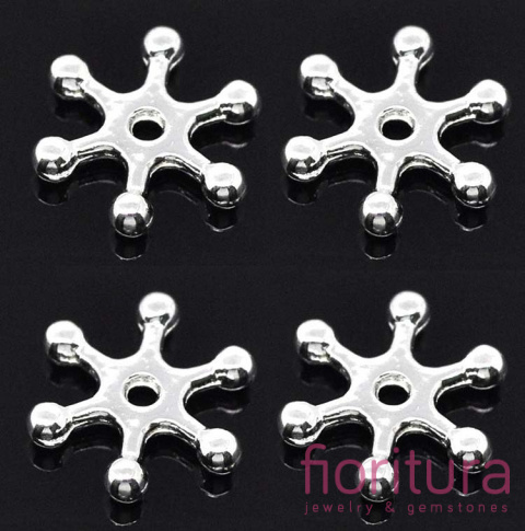 PRZEKŁADKA GWIAZDKA 12x11MM KOLOR STARE SREBRO