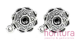 SZTYFTY OZDOBNE 15x14MM KOLOR STARE SREBRO