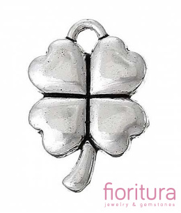 ZAWIESZKA KONICZYNKA 15x11MM KOLOR STARE SREBRO