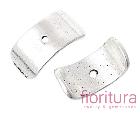 NAKŁADKA ŁUK 16x8MM KOLOR STARE SREBRO